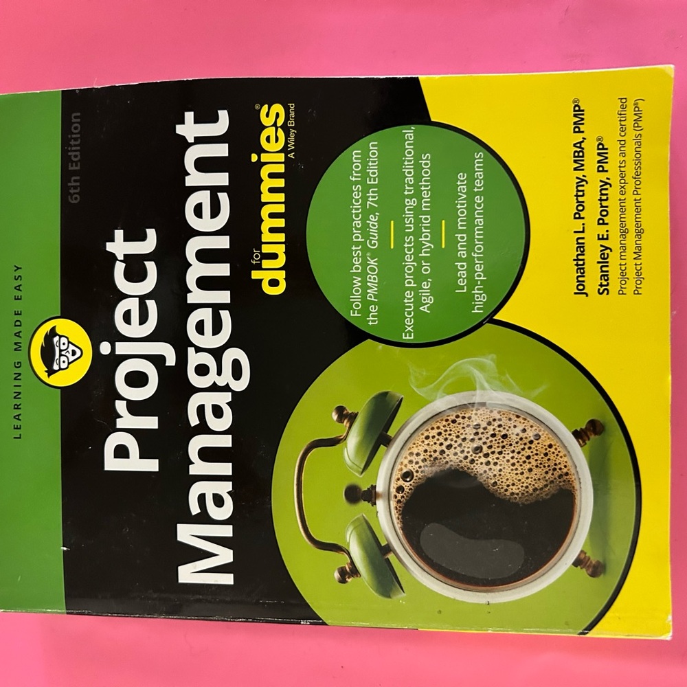 Project Management for Dummies Book